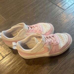 Nike Pink and White Kids' Sneakers